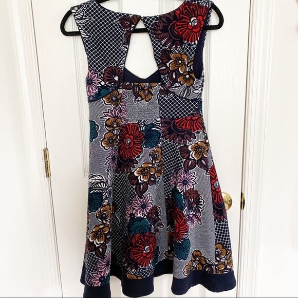 Anthropologie Maeve Multicolor Floral Fit n Flare Dress Small - Picture 4 of 7